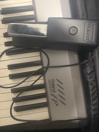 Roland touches piano - fp-10,
